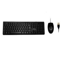 Kit Teclado e Mouse Usb KM701S Preto Ioway