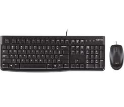 Kit Teclado e Mouse USB Logitech MK120 - Conforto e Design Elegante