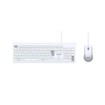 Kit Teclado E Mouse Usb Soft Branco - Cabo 2 Metros - Pcosf2W