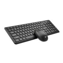 Kit Teclado e Mouse Wieless preto KW204 Lecoo