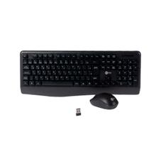 Kit Teclado e Mouse Wieless preto KW211 Lecoo