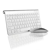 Kit Teclado E Mouse Wireless Bluetooth Sem Fio 2.4ghz Usb Pc