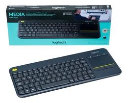 Kit teclado e mouse wireless logitech k400 plus