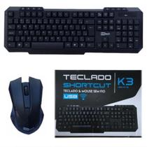 Kit Teclado e Mouse Wireless Mbtech MB54079 Preto Kit Teclado e Mouse Wireless Mbtech MB54079 Preto