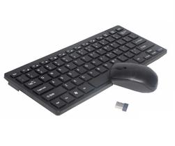 Kit Teclado E Mouse Wireless Sem Fio 2.4g Ultra Slim Black Kit Teclado E Mouse Wireless Sem Fio 2.4g Ultra Slim Black