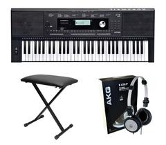 Kit Teclado Kurzweil KP100 com Banqueta e Fone K414