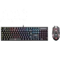 Kit Teclado Mecanico E Mouse Gamer Com Fio TE-131 - Knup