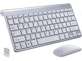 Kit Teclado + Mouse Adaptador Usb Sem Fio 2.4ghz Pc Wb-8066 Luuk Young