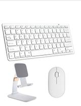 Kit Teclado Mouse Bluetooth + Suporte Para Notebook Dell