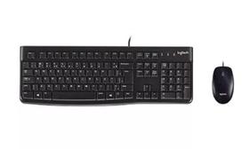 Kit teclado/mouse c/ fio optico mk120 logitech Kit teclado/mouse c/ fio optico mk120 logitech