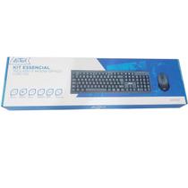 kit Teclado Mouse c/FioMultimídia Usb Preto Pc Notebook Ç