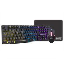Kit Teclado, Mouse e Mouse PAD Gamer K-Mex KM52, MOA8 e FX-X2218