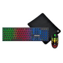 Kit Teclado Mouse e Mousepad TGT Fal Rainbow ABNT2 1600DPI 250x210mm - TGT-FAL-RBW03