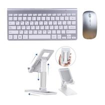 Kit Teclado Mouse E Suporte Para Tablet Amazon Fire Hd 10 B