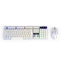 Kit Teclado Mouse Gamer KEEDI-TEC800 Membrana LED USB Branco Kit Teclado Mouse Gamer KEEDI-TEC800 Membrana LED USB Branco