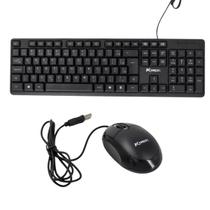 Kit Teclado Mouse Ktrok Office C/ Fio USB.2 ABNT2 Ergonômico Kit Teclado Mouse Ktrok Office C/ Fio USB.2 ABNT2 Ergonômico