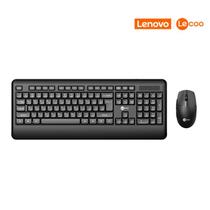 Kit teclado+mouse lecoo sem fio kw202 preto