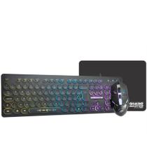 Kit Teclado+Mouse+MousePad Gamer KM7628/734