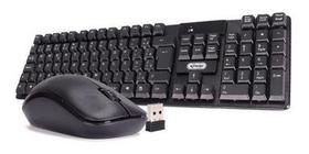 Kit Teclado Mouse Multimídia S/ Fio Wireless Usb Pc Notebook - Knup