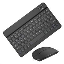 Kit Teclado Mouse Para Ipad 9 8 7 10.2 Polegadas Recarregável Bluetooth Sem Fio Premium