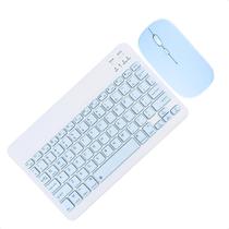 Kit Teclado Mouse Para Ipad Air 5 Air 4 10.9" Recarregável Bluetooth Sem Fio Silencioso