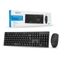 Kit Teclado + Mouse Sem Fio 2.4G Bk-S370 Exbom