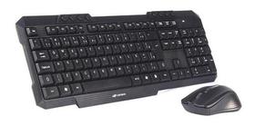Kit Teclado + Mouse Sem Fio K-w10bk C3tech Preto Cor do mouse:PretoCor do teclado:Preto