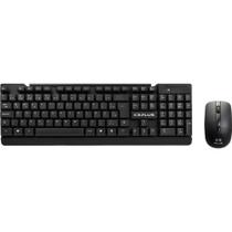 Kit Teclado + Mouse sem Fio K-W11BK Preto C3TECH