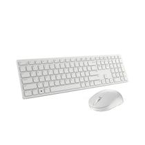 Kit Teclado Mouse Sem Fio Lecoo KW202 Teclas Baixas Chocolate Branco