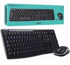 Kit Teclado Mouse Sem Fio Mk270 Nf Garantia 3 Anos - Logitech