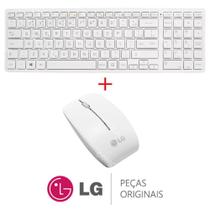 KIT Teclado + Mouse sem Fio V320KB Branco All In One e Notebook LG
