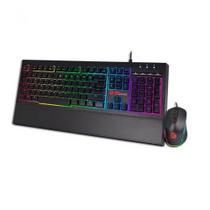 Kit Teclado Mouse Thermaltake Gamer Challenger Elite RGB CM-CEL-WLXXMB-PB