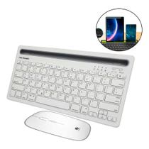 Kit Teclado Mouse Wirelles Sem Fio Bluetooth Abnt2 Bk-8089