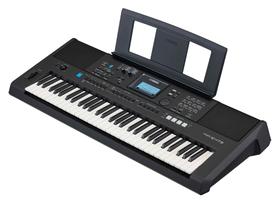 Kit Teclado Musical Arranjador Yamaha PSRE473 + Suporte X