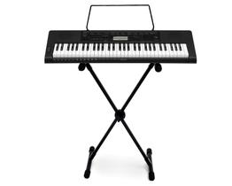 Kit Teclado Musical Casio CTK-3500 5/8 61 Teclas Sensíveis ao Toque Com Estante em X