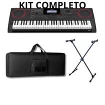 Kit Teclado Musical Casio Ctx5000 61 Teclas Sensitivas