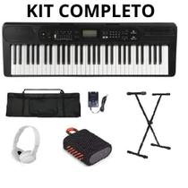 Kit Teclado Musical Harmonics Ha500 61 Teclas SENSITIVAS