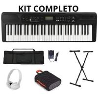 Kit Teclado Musical Harmonics Ha500 61 Teclas SENSITIVAS