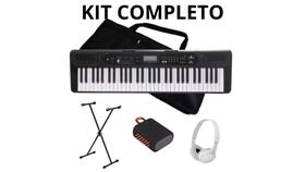 Kit Teclado Musical Harmonics Ha500 61 Teclas SENSITIVAS
