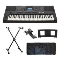 Kit Teclado Musical Yamaha PSR-E473 BK