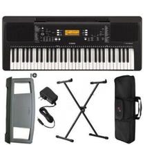 Kit Teclado Psr E363 Yamaha Fonte Suporte teclado Suporte Partitura Capa