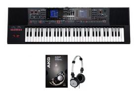 Kit Teclado Roland E-A7 com Fone K414