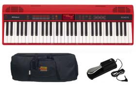 Kit Teclado Roland GO KEYS GO61K com Capa e Pedal