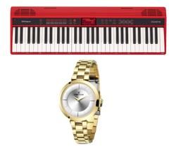 Kit Teclado Roland Go Keys GO61K e Relógio Dk11135-1 Kit Teclado Roland Go Keys GO61K e Relógio Dk11135-1