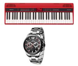 Kit Teclado Roland Go Keys GO61K e Relógio Dk11200-1 Kit Teclado Roland Go Keys GO61K e Relógio Dk11200-1