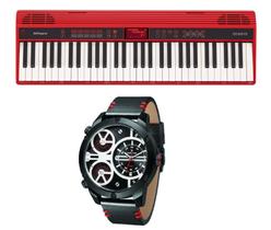 Kit Teclado Roland Go Keys GO61K e Relógio Dk11230-2 Kit Teclado Roland Go Keys GO61K e Relógio Dk11230-2