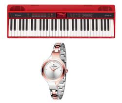 Kit Teclado Roland Go Keys GO61K e Relógio Dk11235-6 Kit Teclado Roland Go Keys GO61K e Relógio Dk11235-6