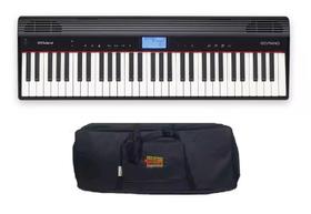 Kit Teclado Roland Go Piano Go61p Com Capa