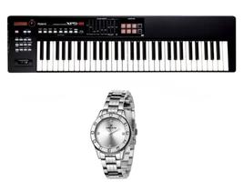 Kit Teclado Roland XPS10 e Relogio Dk Fashion Dk11155-6 Kit Teclado Roland XPS10 e Relogio Dk Fashion Dk11155-6