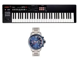 Kit Teclado Roland XPS10 e Relogio Dk Masculino Dk11200-4 Kit Teclado Roland XPS10 e Relogio Dk Masculino Dk11200-4